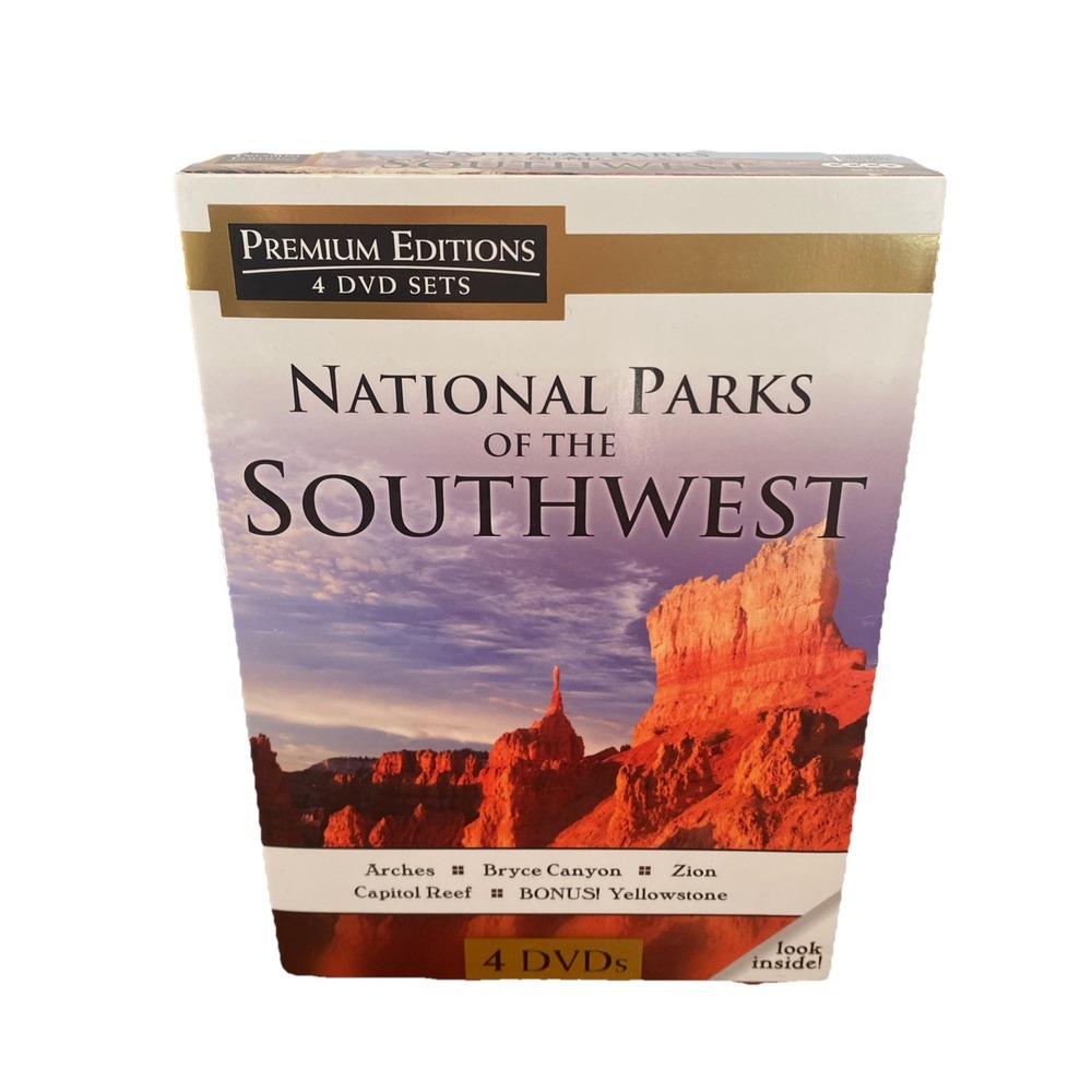 National Parks of the Southwest (DVD, 2009,‎ 4-Disc Set) W/Slipcover NEW SEALED